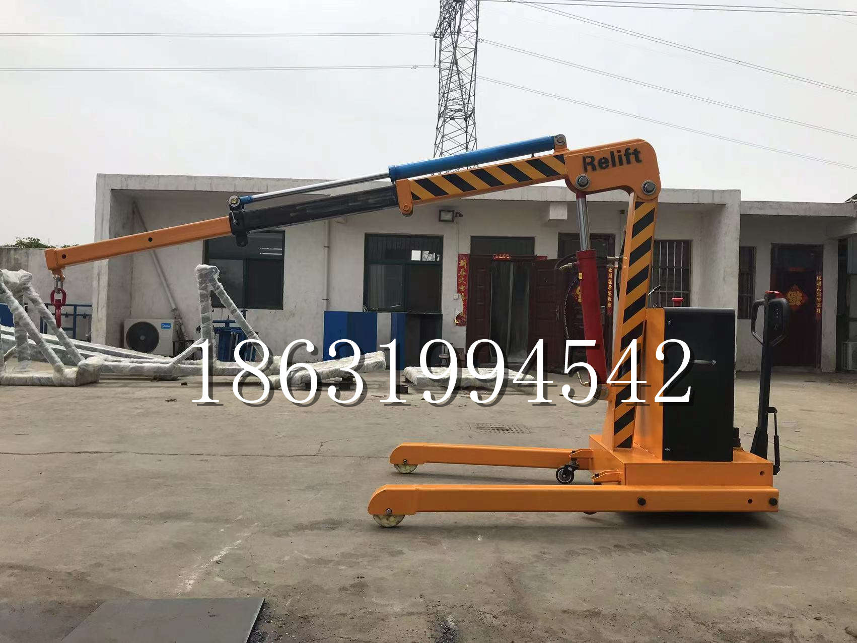 沙田区久征定做3吨三轮随车吊 农用园林绿化移树吊 平板工程用小吊机